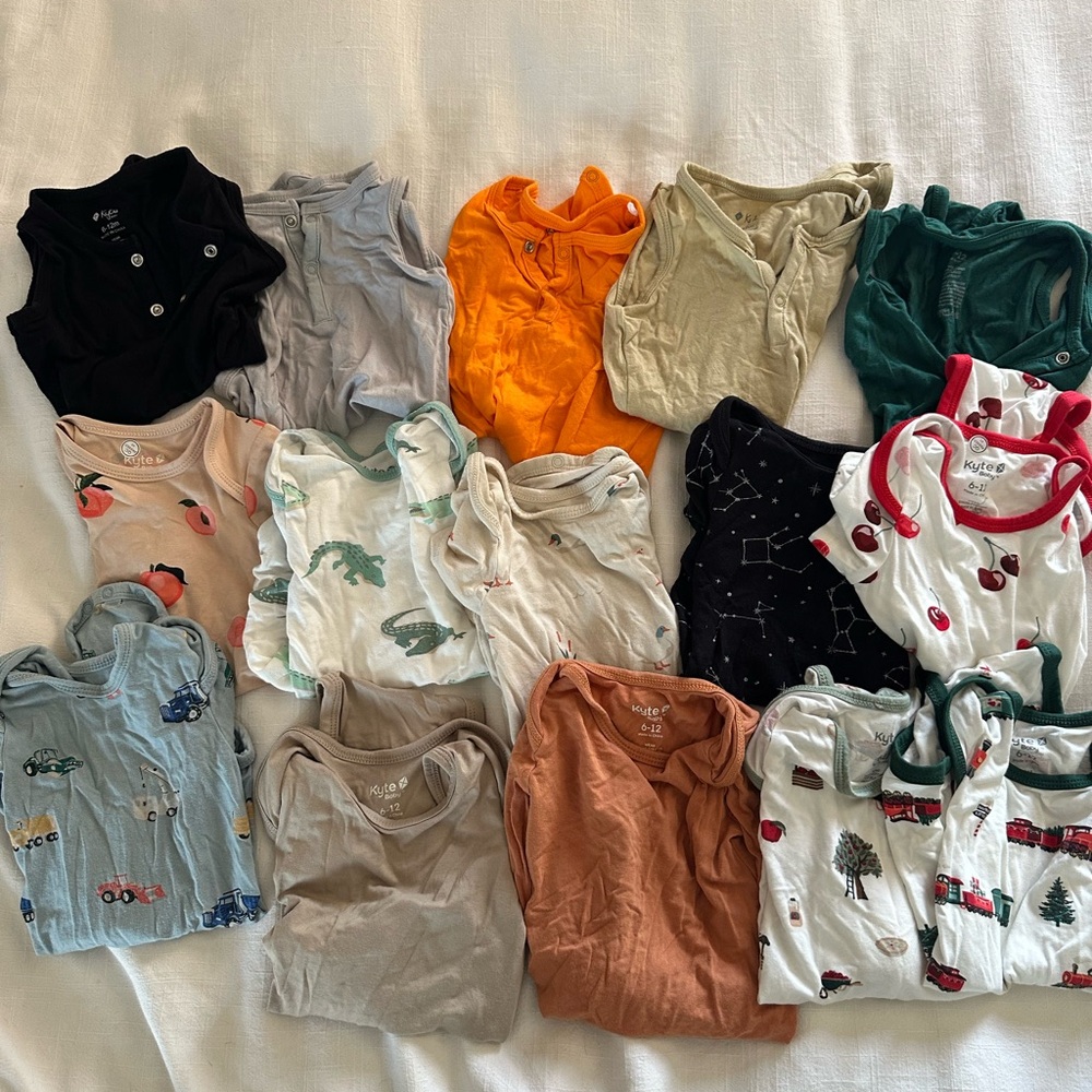 6-12m Kyte Baby bodysuit bundle